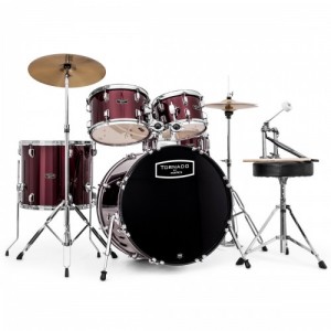 Mapex Tornado 5pc. Fusion Kit with Cymbals and Hardware - Burgundy